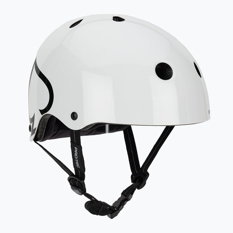 Каска Pro-Tec Low Pro бяла гланцова