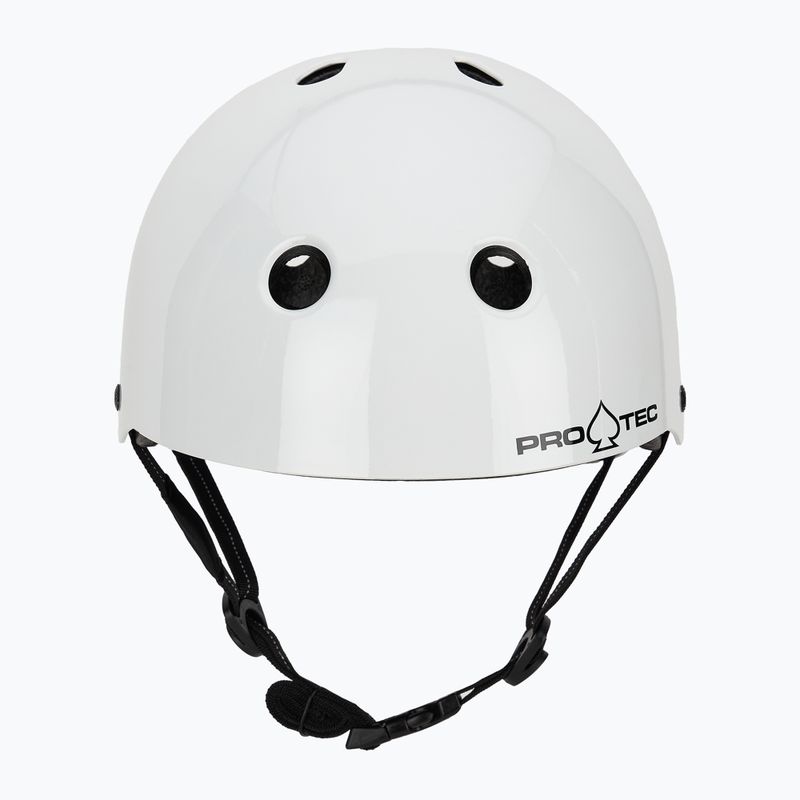Каска Pro-Tec Low Pro бяла гланцова 2