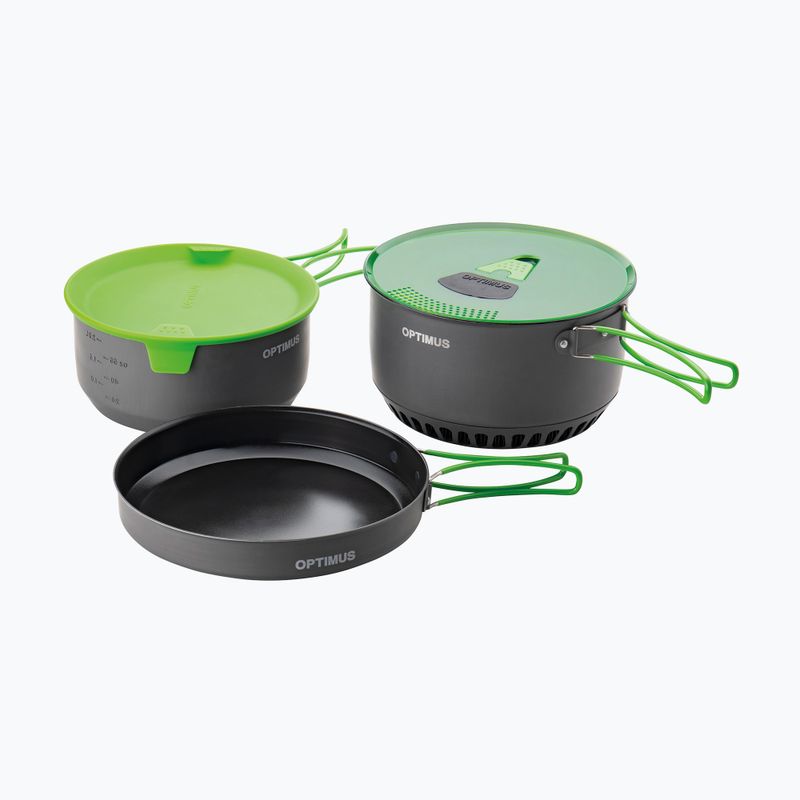 Комплект туристически съдове за готвене Optimus Terra Camp 4 Pot Set 3