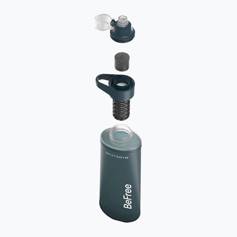 Katadyn BeFree Filter AC бутилка за пътуване 500 ml шистово синьо 5
