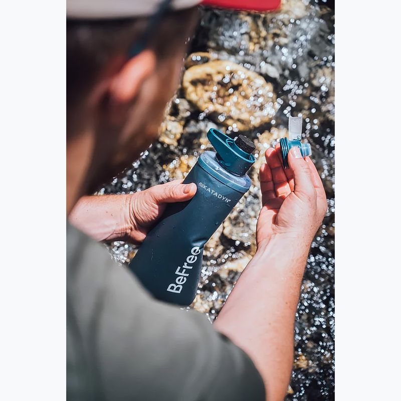 Katadyn BeFree Filter AC 1 л шистово синя бутилка за пътуване 7