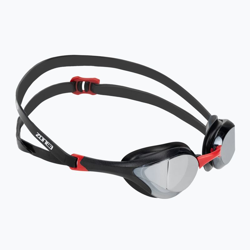 Очила за плуване ZONE3 Volare Streamline Racing black/red/silver polarized mirror revo
