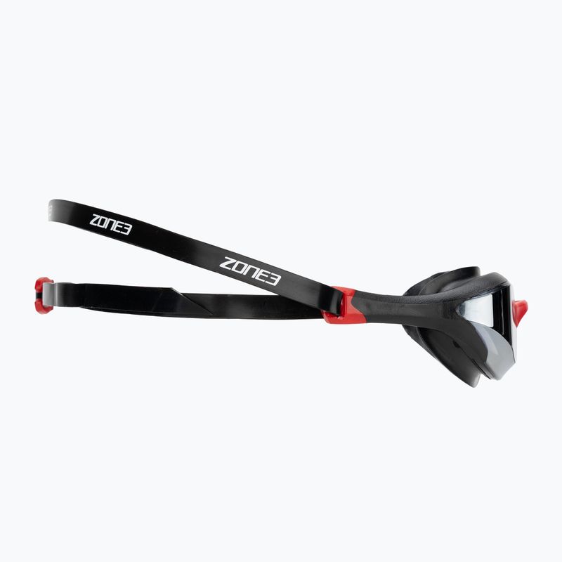 Очила за плуване ZONE3 Volare Streamline Racing black/red/silver polarized mirror revo 3