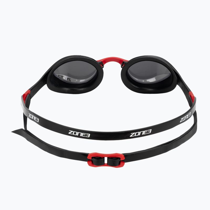 Очила за плуване ZONE3 Volare Streamline Racing black/red/silver polarized mirror revo 4