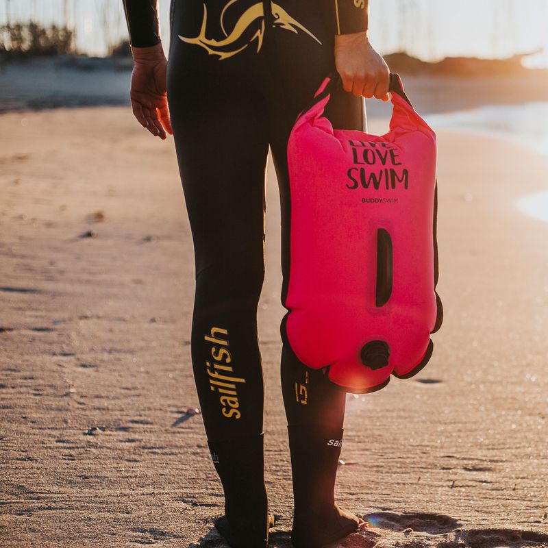 BuddySwim CSW Суха чанта за бивак 20 л розов 5