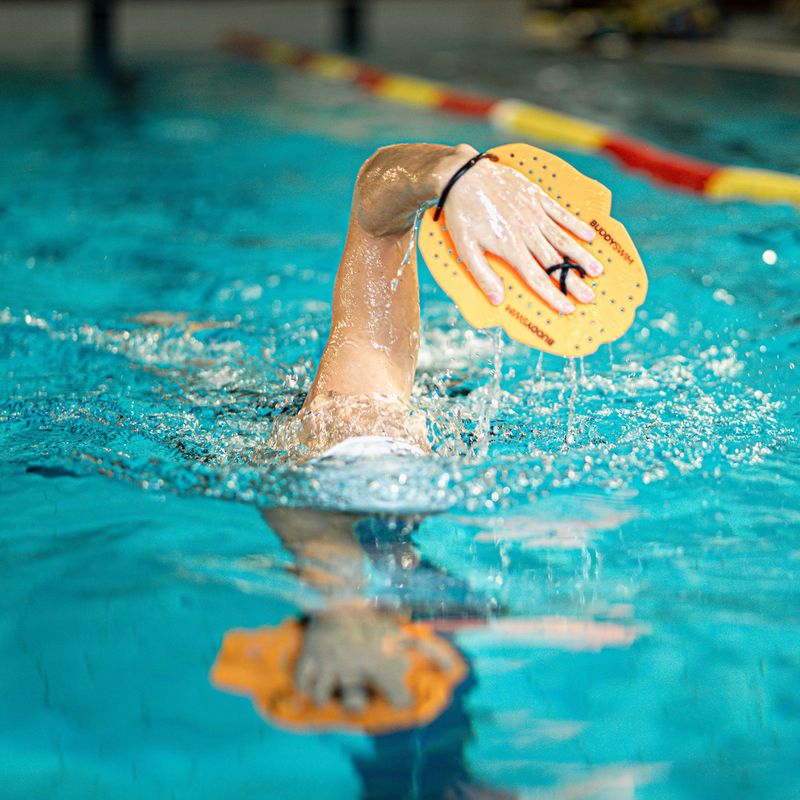Гребла за плуване BuddySwim Power Paddle orange 3