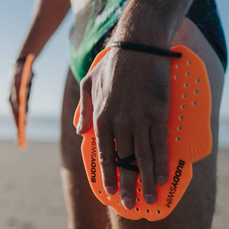 Гребла за плуване BuddySwim Power Paddle orange 6