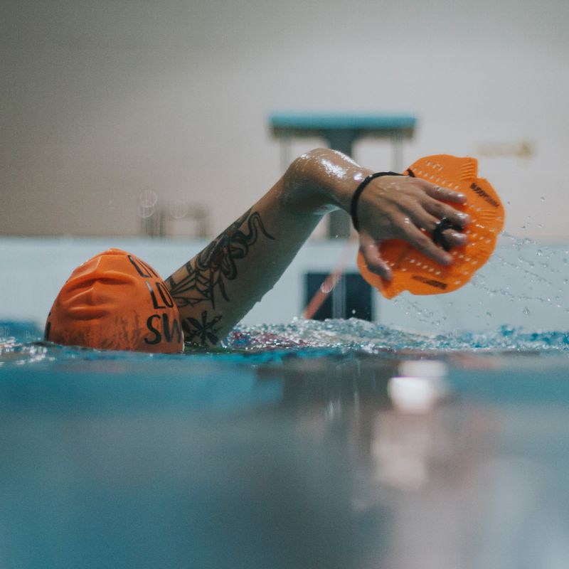 Гребла за плуване BuddySwim Power Paddle orange 7