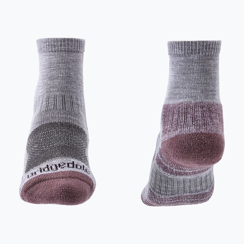 Дамски чорапи Bridgedale Lightweight Merino Performance 3/4 Crew Original heather/damson 2