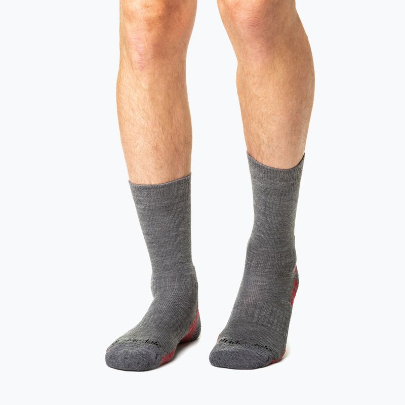 Мъжки чорапи Bridgedale Lightweight Merino Performance Boot Original grey heather 5