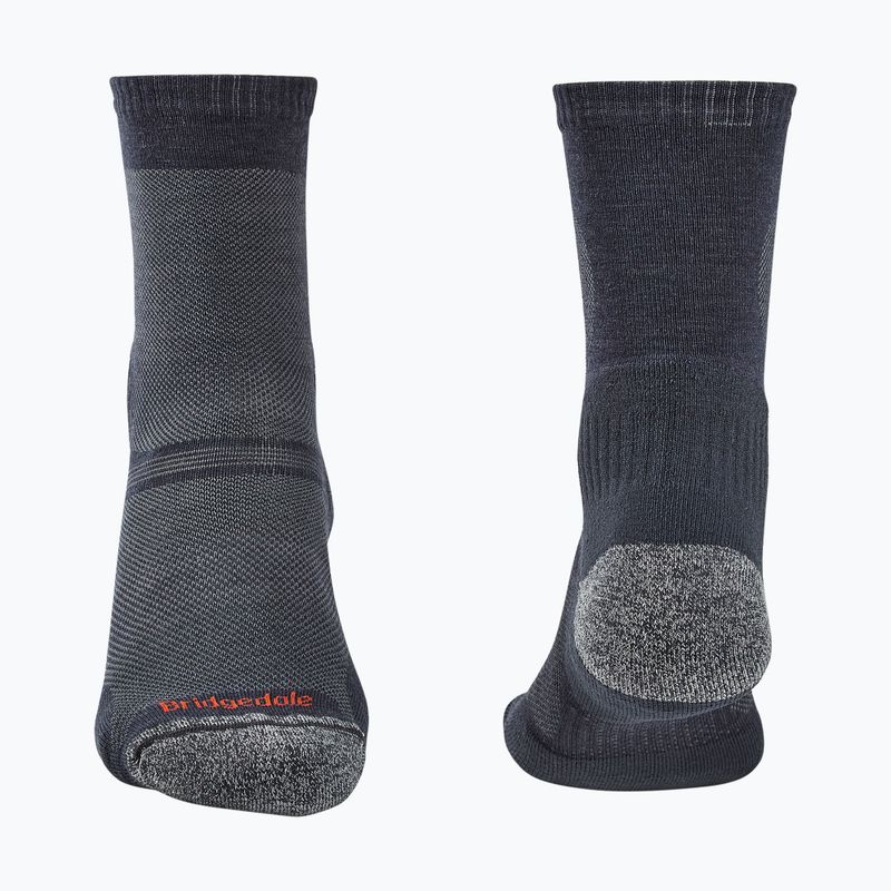 Мъжки туристически чорапи Bridgedale Hike Ultralight Performance Crew navy 2