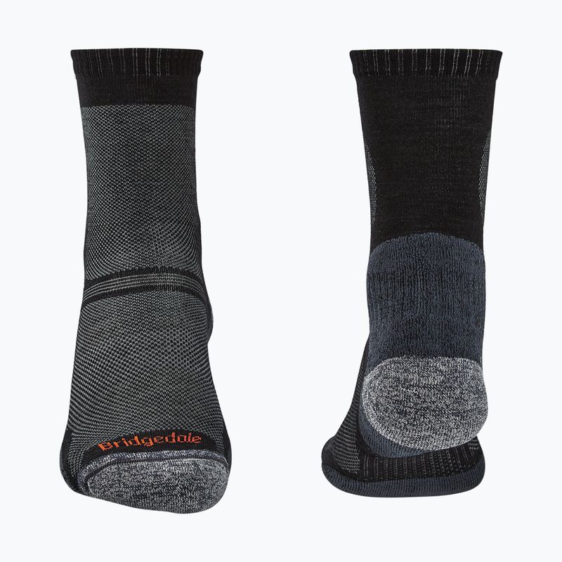 Мъжки туристически чорапи Bridgedale Hike Ultralight Performance Crew black 2