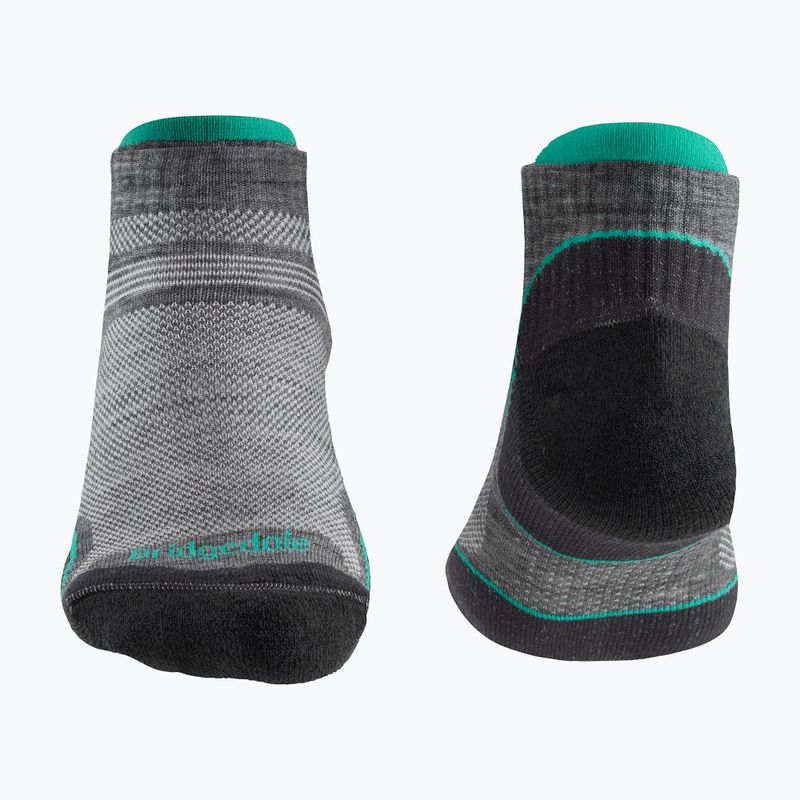Дамски туристически чорапи Bridgedale Hike Ultralight Merino Performance Low mid grey/surf 2