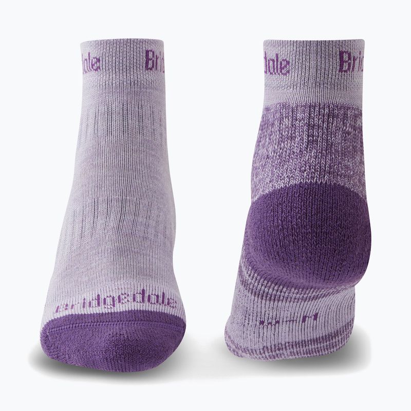 Дамски чорапи Bridgedale Hike Lightweight Performance Ankle heather/damson 2