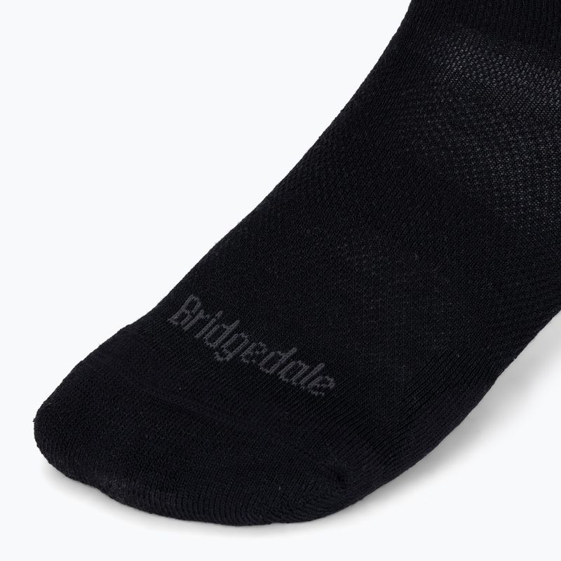 Мъжки туристически чорапи Bridgedale Hike Ultralight Performance Ankle black/grey 3