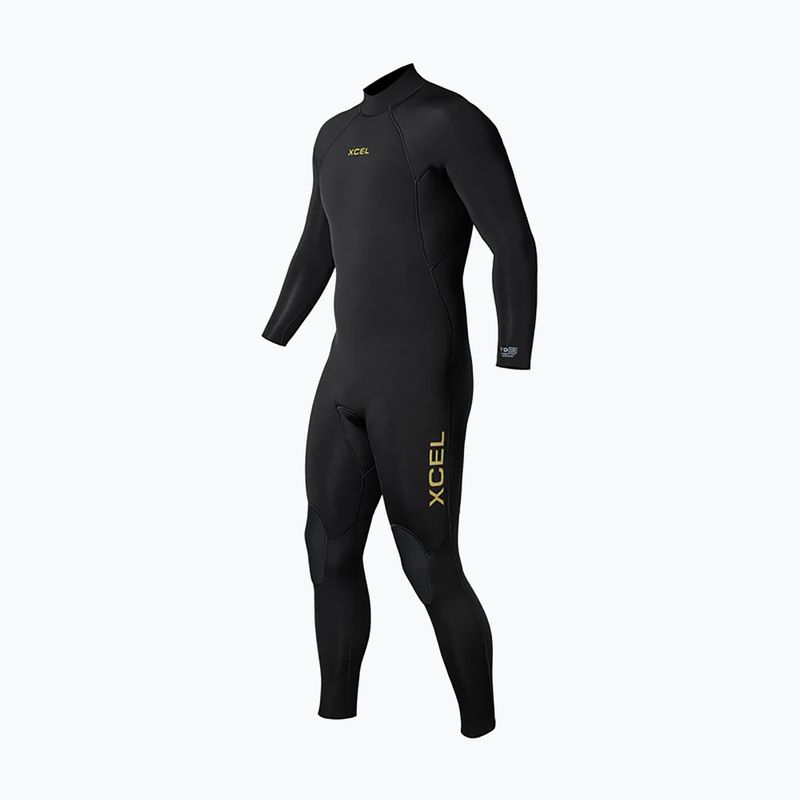 Мъжки неопреннов костюм за плуване Xcel Comp 4/3 mm Back Zip Full black 3