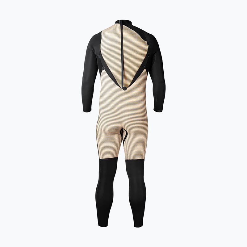Мъжки неопреннов костюм за плуване Xcel Comp 4/3 mm Back Zip Full black 5