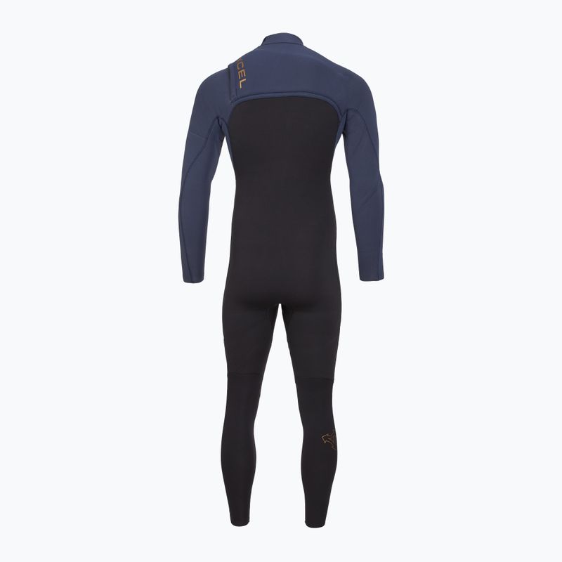 Мъжки неопреннов костюм за плуване Xcel Comp+ 5/4 mm Full black/blue nights 3