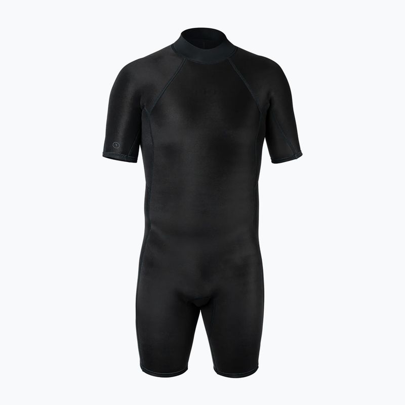 Мъжки неопреннов костюм за плуване Xcel Axis Back Zip Spring 2 mm SS black 3