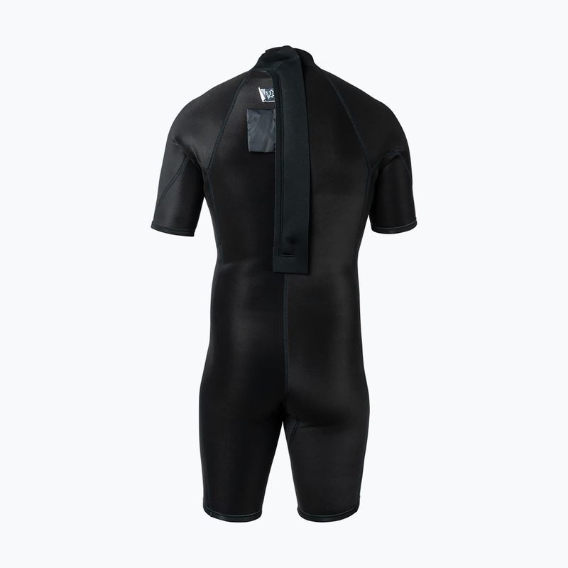 Мъжки неопреннов костюм за плуване Xcel Axis Back Zip Spring 2 mm SS black 4