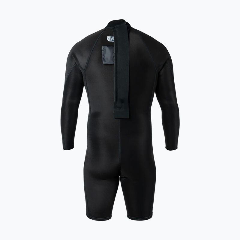 Мъжки неопреннов костюм за плуване Xcel Axis Back Zip Spring 2 mm LS black 4