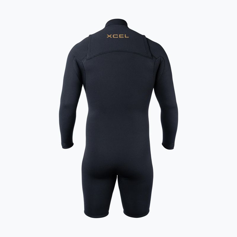 Мъжки неопреннов костюм за плуване Xcel Comp+ Spring 2/1,5 mm LS black 2