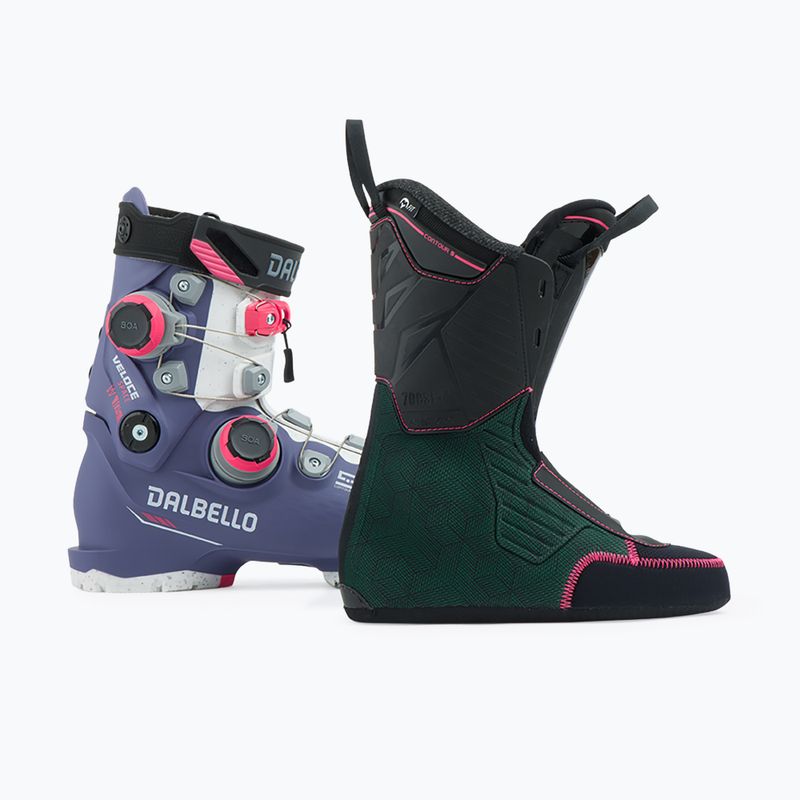 Дамски ски обувки Dalbello Veloce Space 105 W Dual future dusk/mercury 15