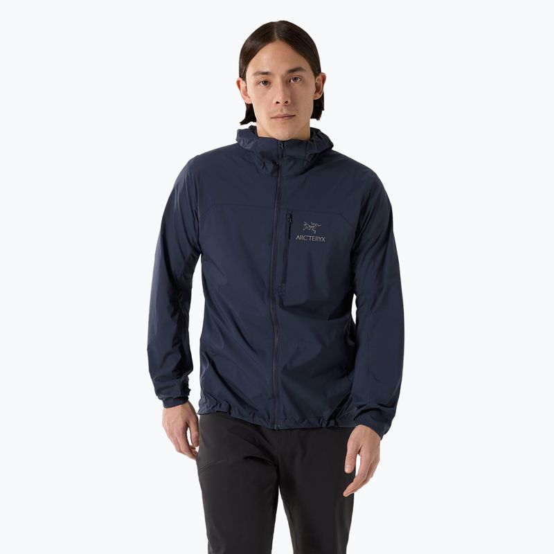 Arc'teryx Squamish Hoody black sapphire яке против вятър за мъже