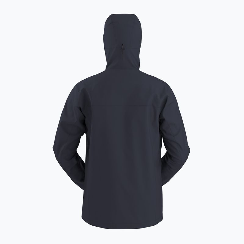 Arc'teryx Squamish Hoody black sapphire яке против вятър за мъже 7
