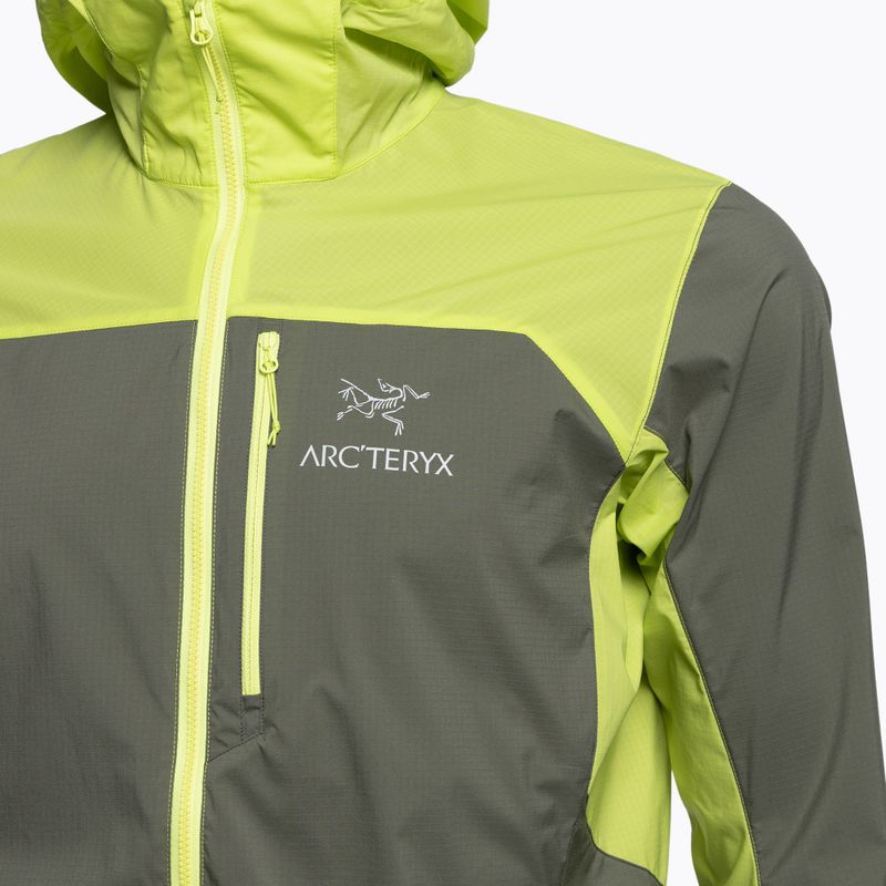 Arc'teryx Squamish Hoody мъжко яке за вятър зелено/жълто X000007411011 3