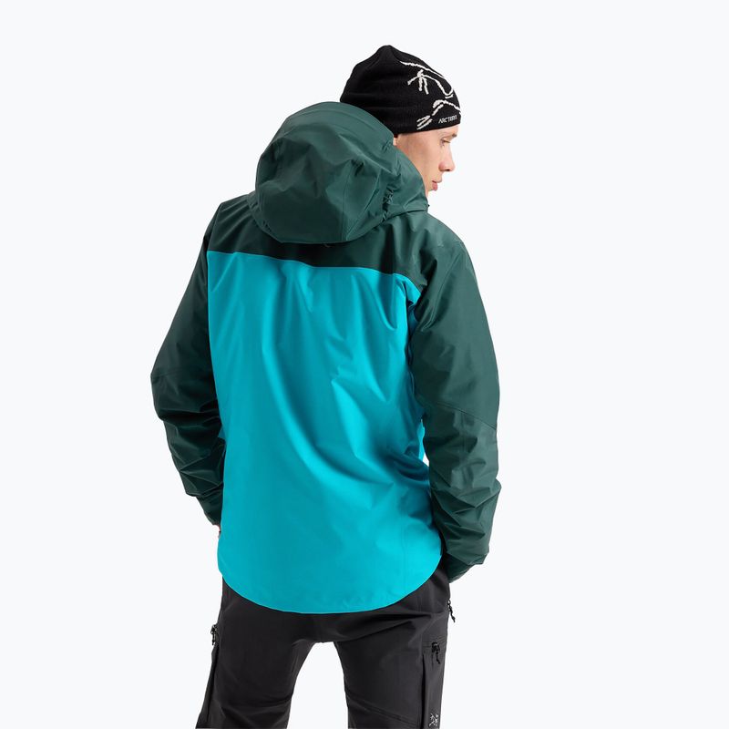 Мъжко дъждобранно яке Arcteryx Alpha blue tetra/pytheas 3