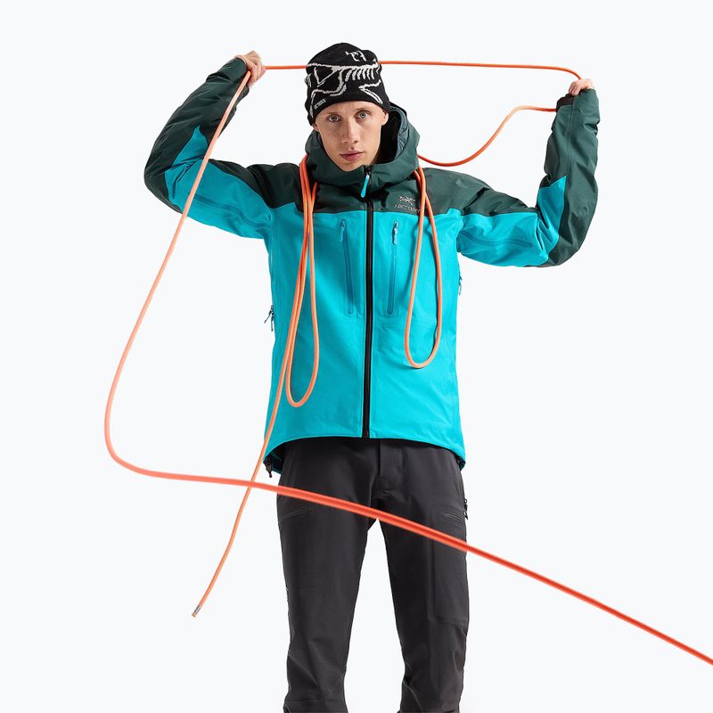 Мъжко дъждобранно яке Arcteryx Alpha blue tetra/pytheas 4