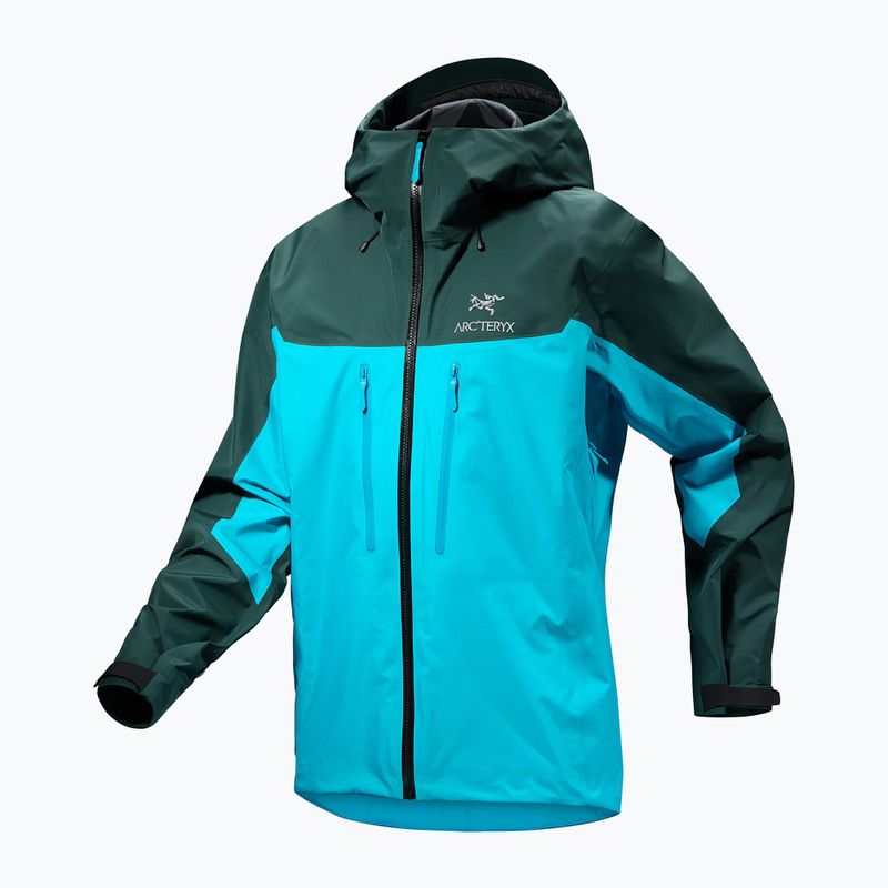 Мъжко дъждобранно яке Arcteryx Alpha blue tetra/pytheas 7