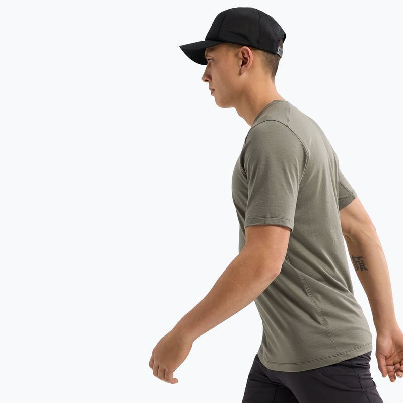 Мъжка тениска Arcteryx Ionia Merino Wool Arc'Word Logo forage 5