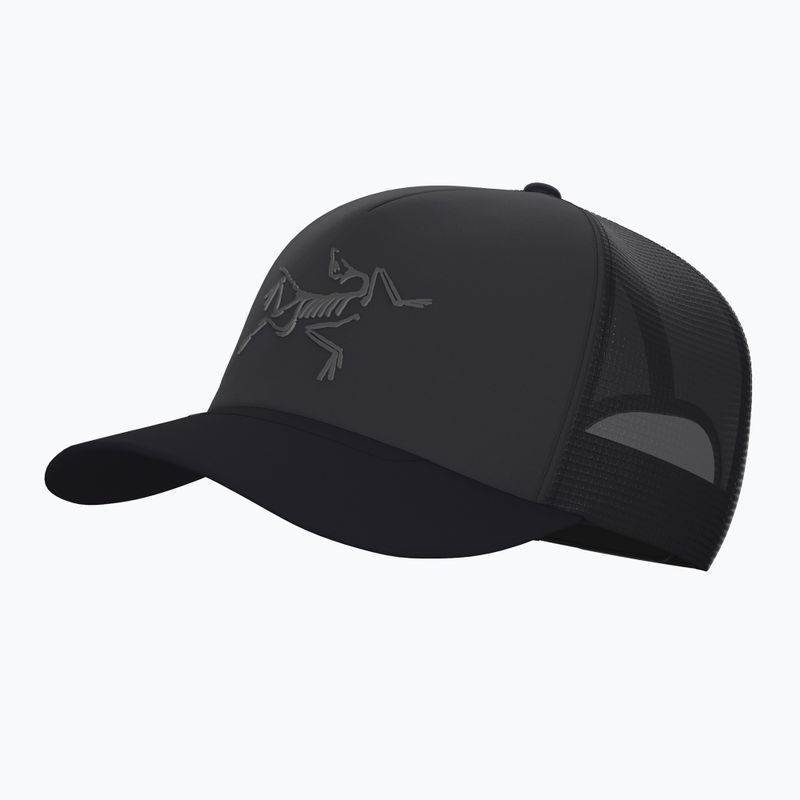 Arcteryx Bird Trucker Извита шапка черно