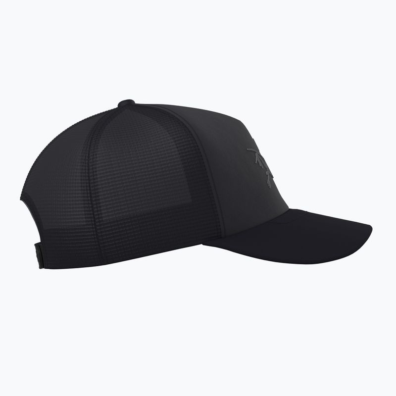 Arcteryx Bird Trucker Извита шапка черно 4