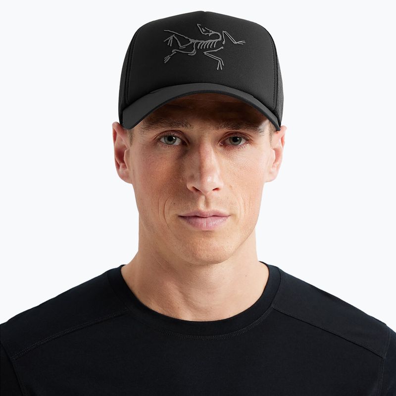 Arcteryx Bird Trucker Извита шапка черно 5