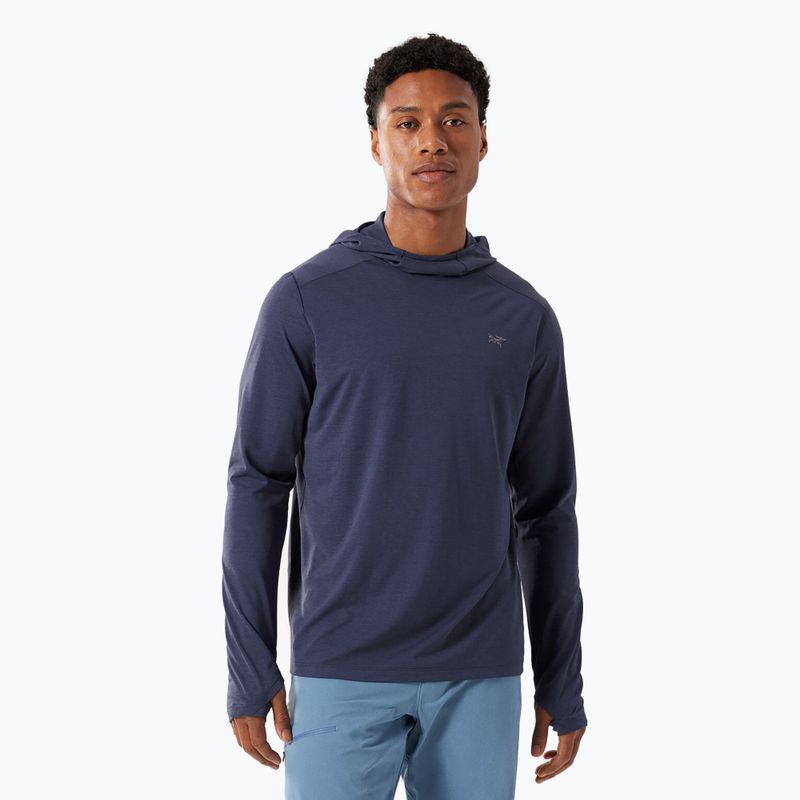 Arc'teryx Cormac Hoody black sapphire heather мъжки суитшърт