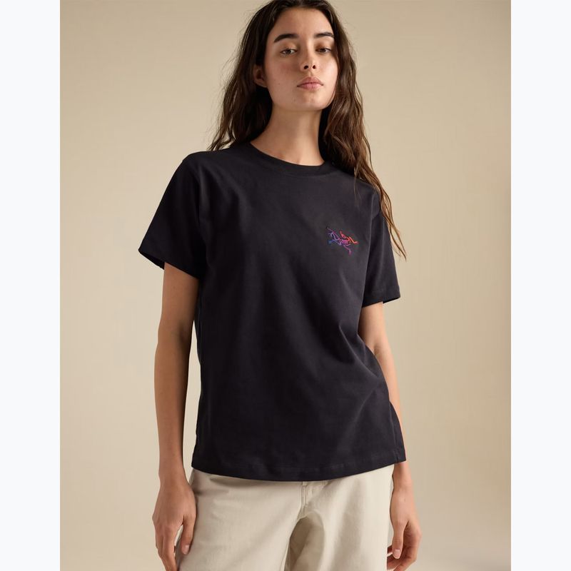Дамска тениска Arcteryx Kragg Cotton Little Bird Crew black/multi 6