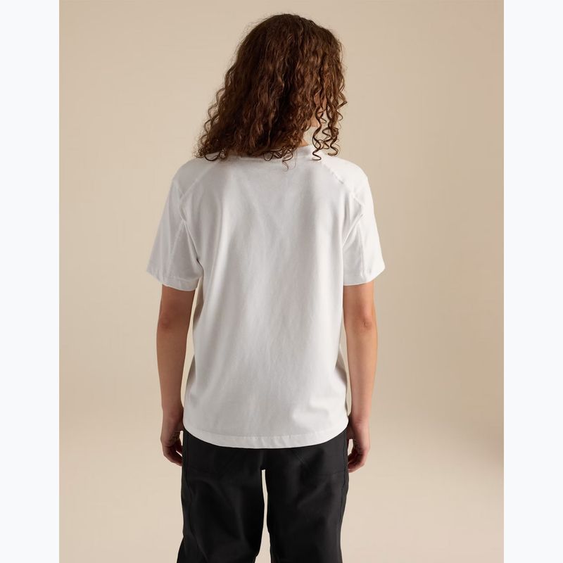 Дамска тениска Arcteryx Kragg Cotton Little Bird Crew white light/white 3
