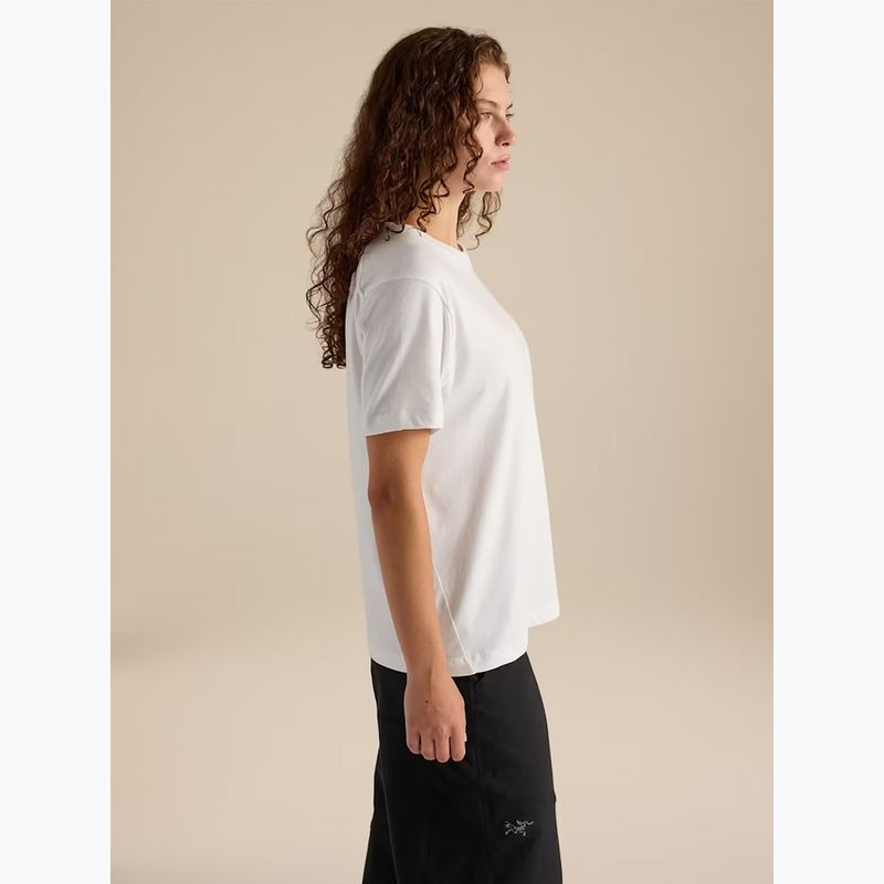 Дамска тениска Arcteryx Kragg Cotton Little Bird Crew white light/white 4