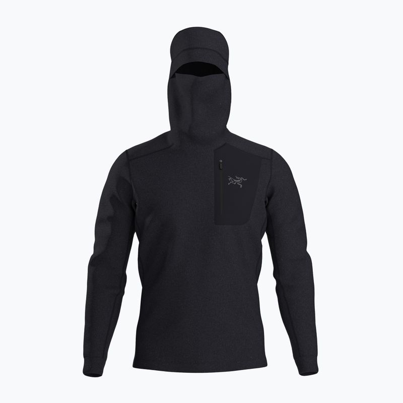 Мъжки суитшърт за трекинг Arcteryx Rho LT Hoody black