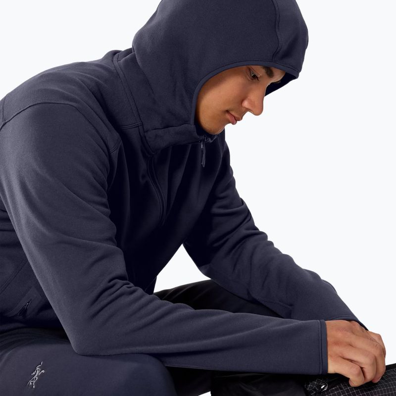 Мъжки суитшърт за трекинг Arc'Teryx Kyanite Hoody black sapphire 4