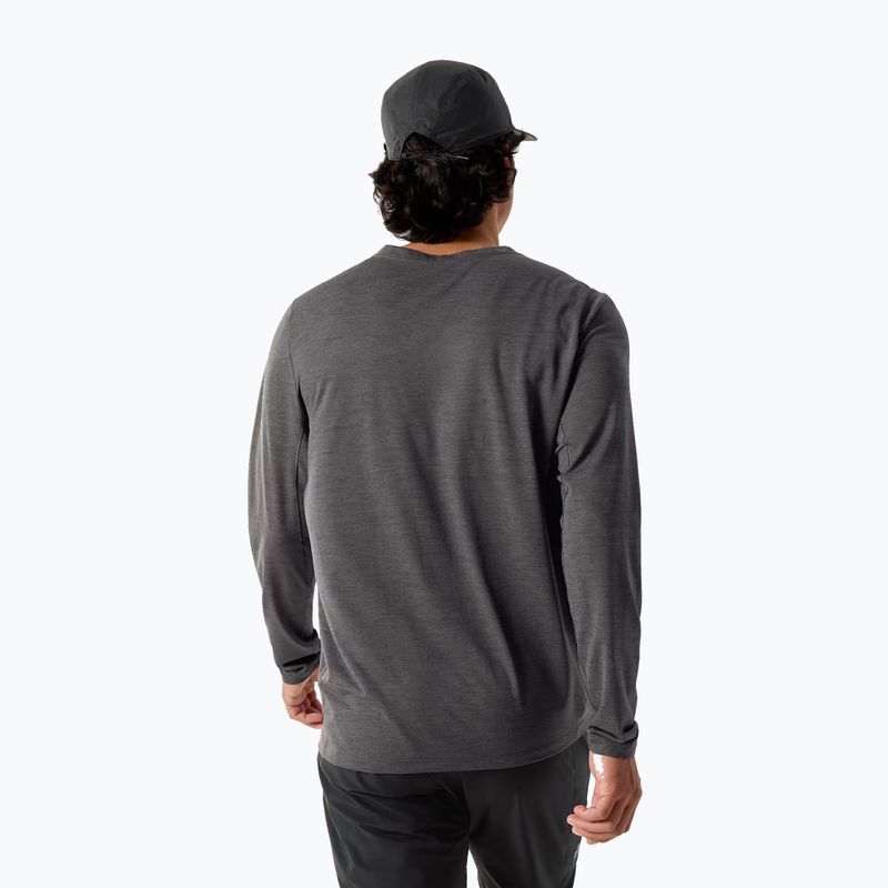Мъжка блуза с дълъг ръкав за трекинг Arc'teryx Cormac Crew black heather 2