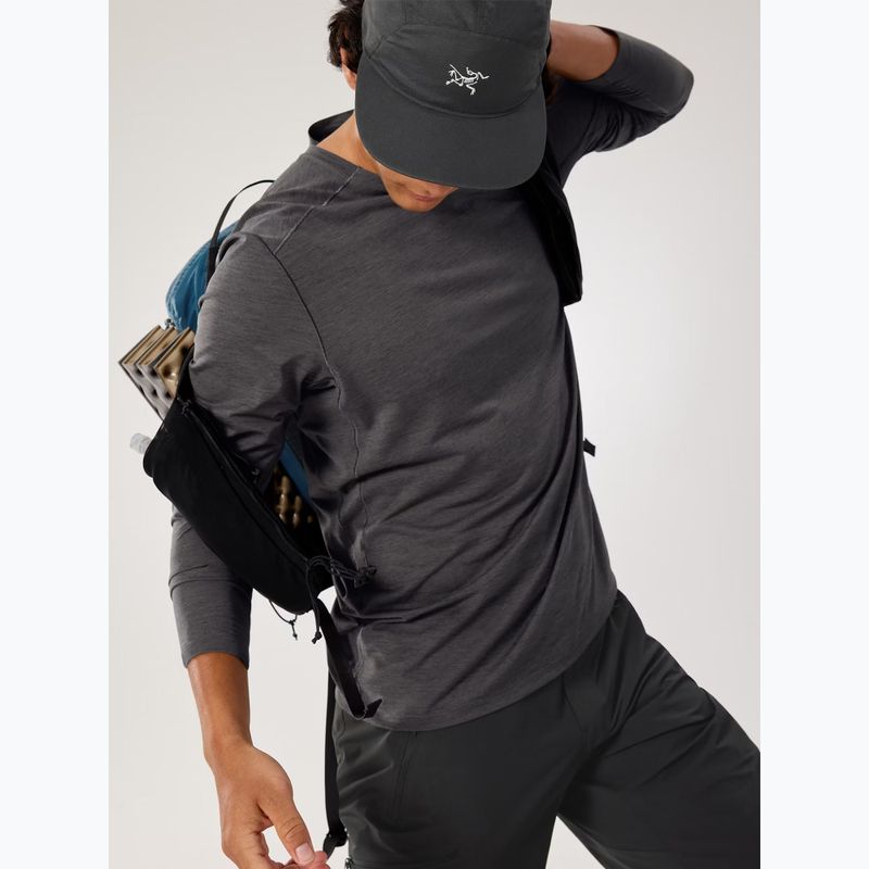 Мъжки трекинг дълъг ръкав Arc'teryx Cormac Crew черен меланж 4