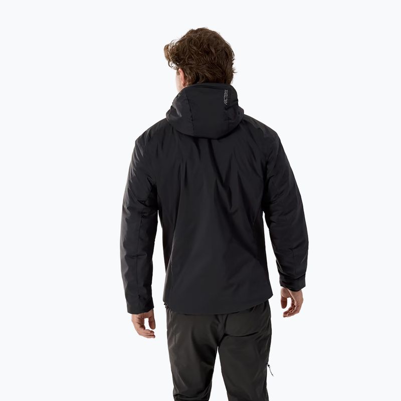 Мъжко подплатено яке Arc'teryx Atom Hoody black 2