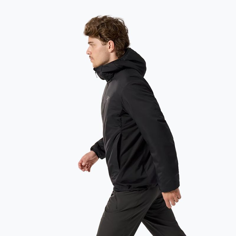 Мъжко подплатено яке Arc'teryx Atom Hoody black 3