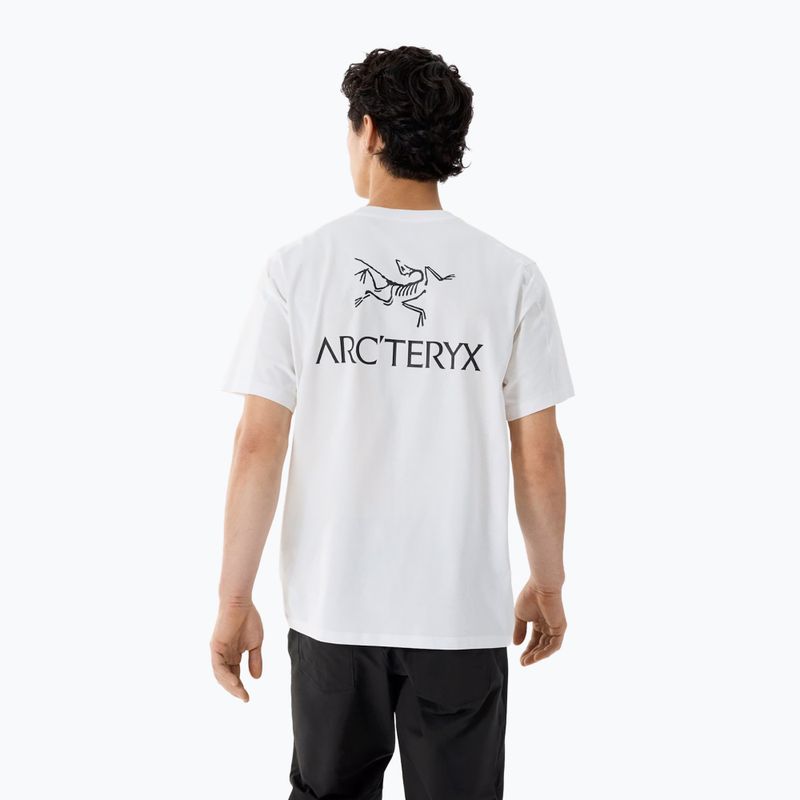 Мъжка тениска Arc'teryx Kragg Sl Cotton Bird Word white light/black 3