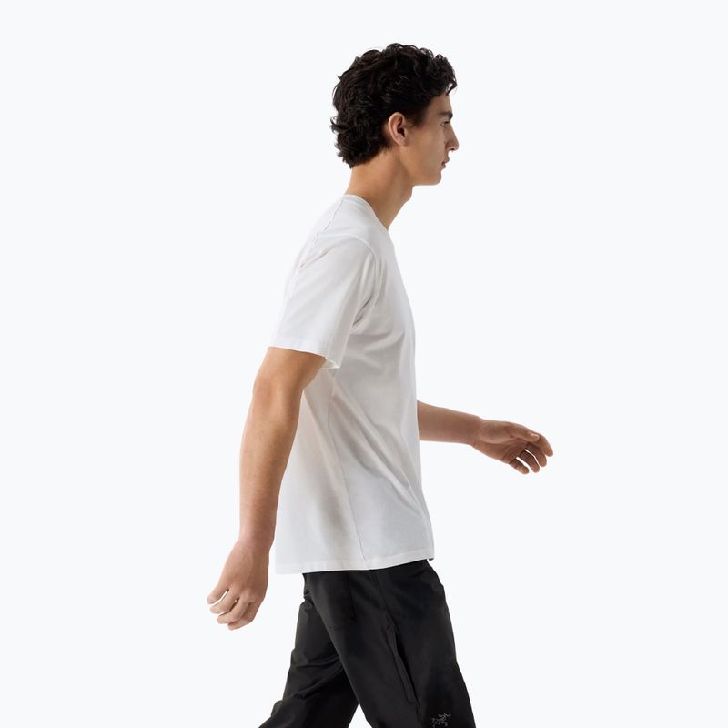 Мъжка тениска Arc'teryx Kragg Sl Cotton Bird Word white light/black 4