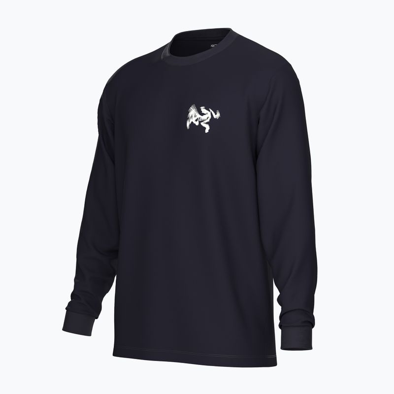 Мъжки дълъг ръкав Arcteryx Kragg SL Cotton Bird Tile black / arctic silk 3